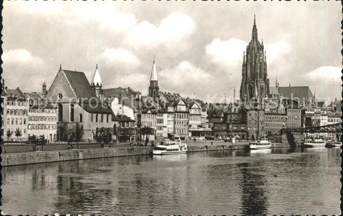 Frankfurt Main Mainpartie Quai Dom