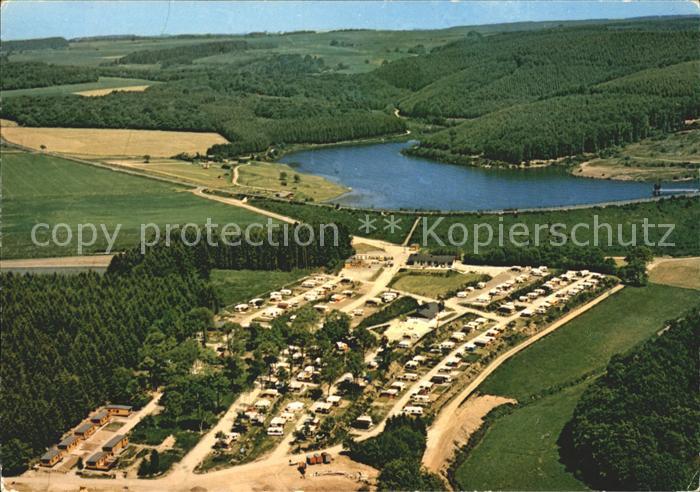 Freilingen Blankenheim Fliegeraufnahme Camping Freilinger See