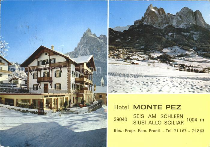 Seis Schlern Hotel Monte Pez