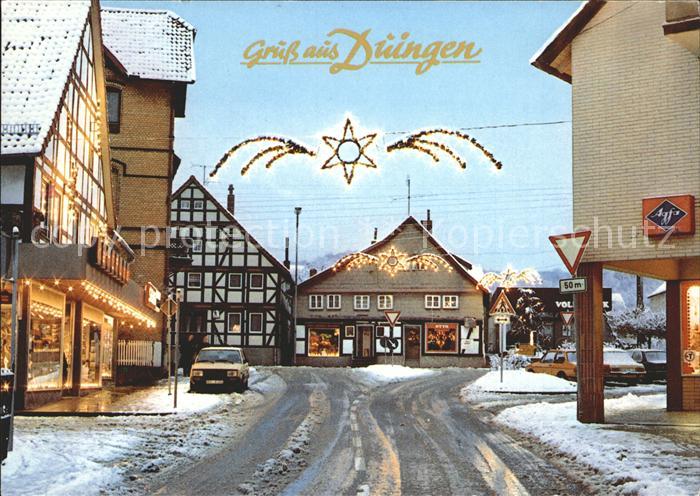 Duingen Aktionskreis Strassenpartie im Winter