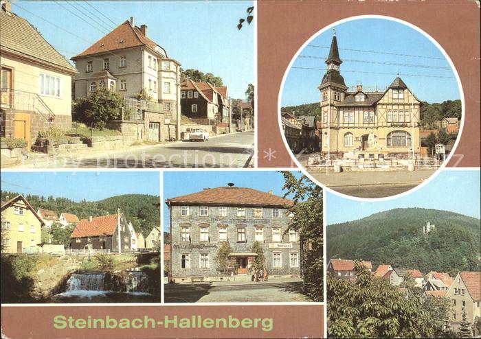 Steinbach-Hallenberg Kinderkurheim Dillergasse Ruine Hallenburg