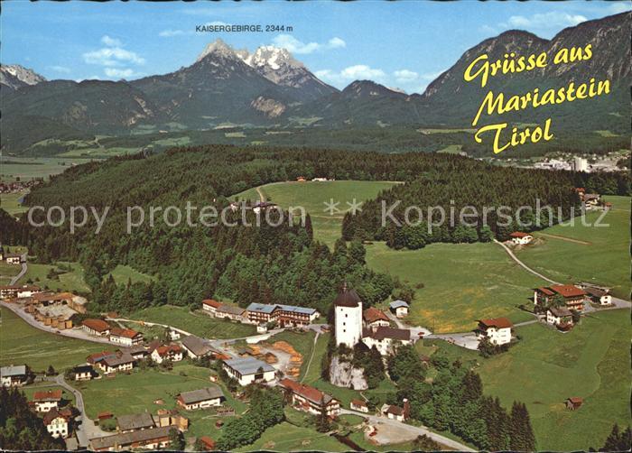 Mariastein Tirol Fliegeraufnahme