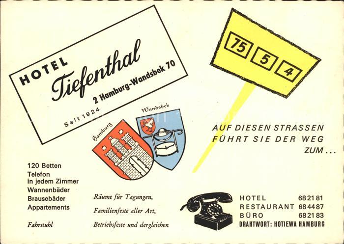 HAMBURG  CITY Hotel Tiefenthal Wandsbeck 70