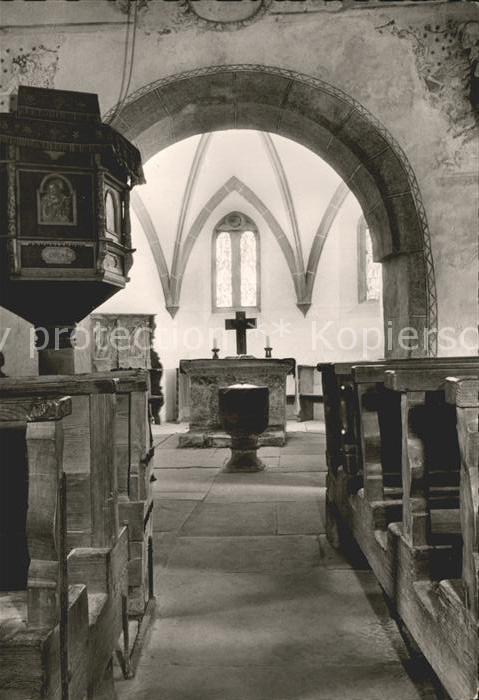 Buchenberg Koenigsfeld Schwarzwald St. Nikolaus-Kirche innen