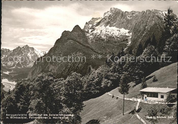 BERCHTESGADEN Bayern Gasthaus Gerstreut