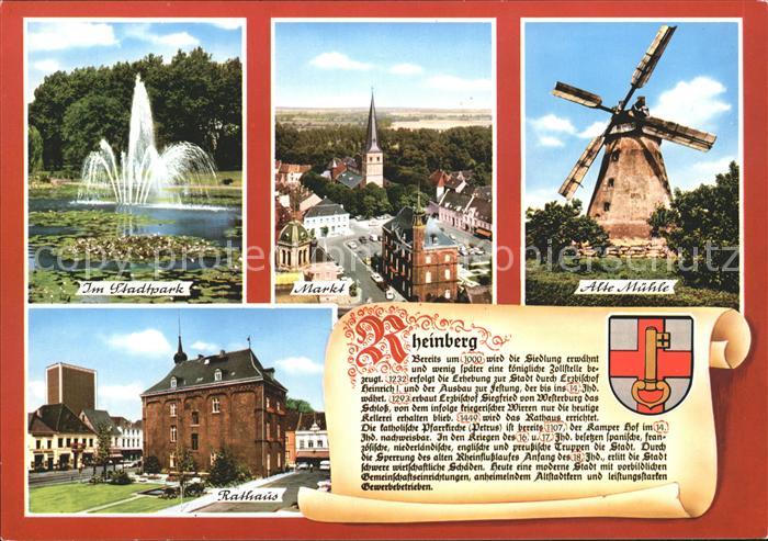 Rheinberg Muehle Markt Rathaus