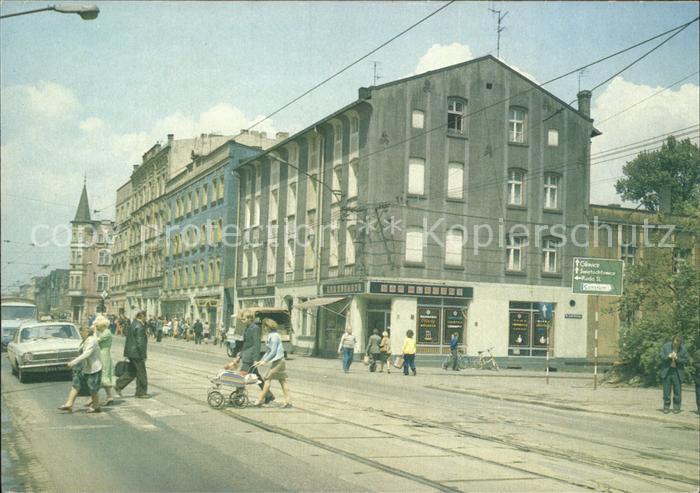 Chorzow Koenigshuette Oberschlesien Strassenpartie