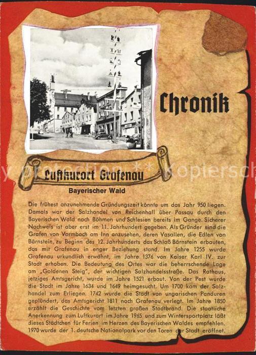 Grafenau Niederbayern Chronik