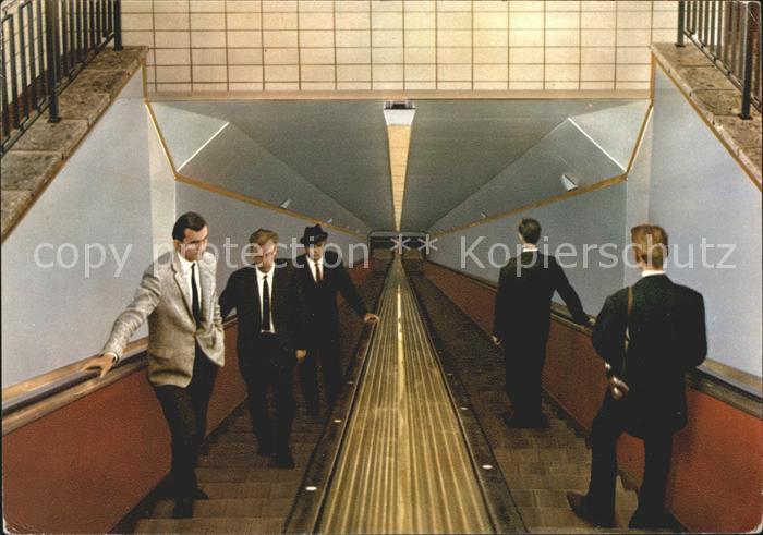 Rendsburg Schleswig-Holstein Fussgaengertunnel unter Nord-Ostsee-Kanal