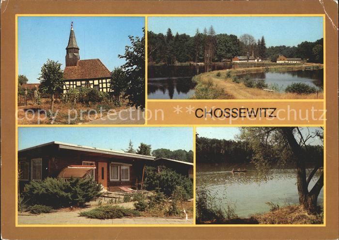 Chossewitz Dorfkirche Klingeteich Chossewitzer See Bungalows
