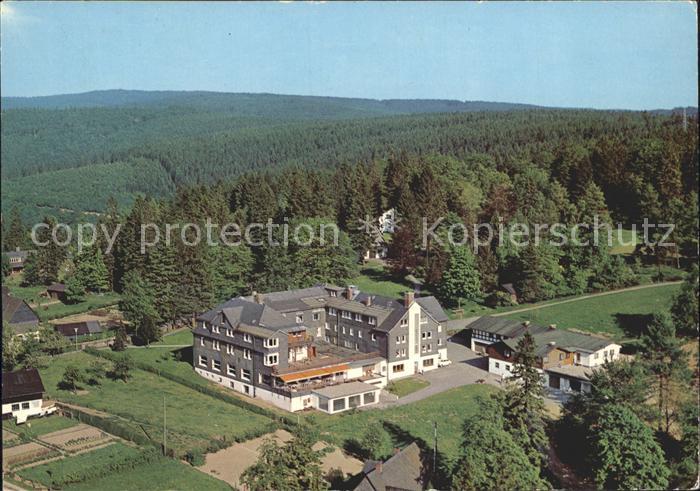 Fleckenberg Fliegeraufnahme Jagdhaus Wiese