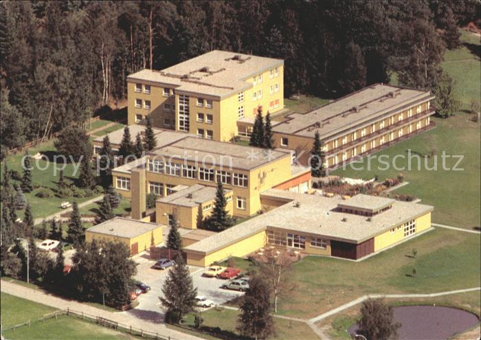 Walsrode Lueneburger Heide Fliegeraufnahme Haus Walsrode Schulungsheim