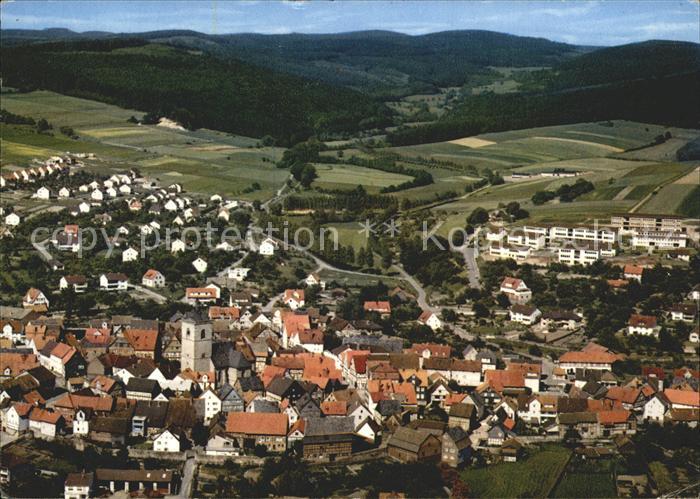 Neukirchen Knuellgebirge Fliegeraufnahme