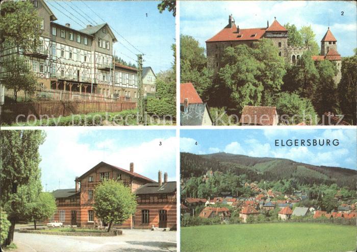 Elgersburg Reichsbahn Erholungsheim Schloss Bahnhof