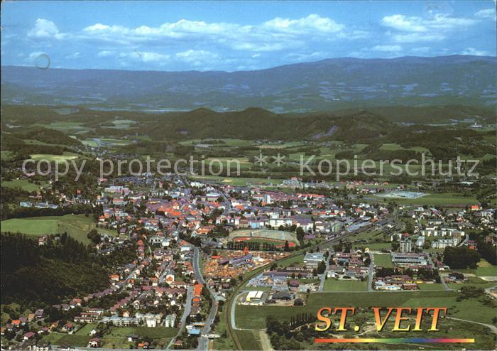 St Veit Glan Fliegeraufnahme