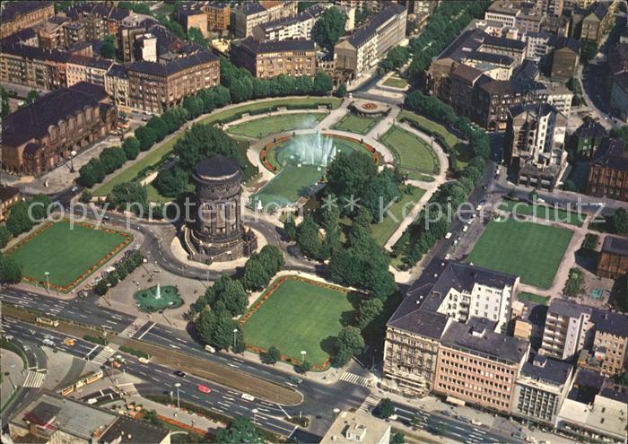 MANNHEIM BW Fliegeraufnahme am Wasserturm