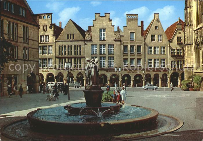 Muenster Westfalen am Lambertusbrunnen