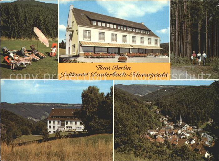 Lauterbach Schwarzwald Haus Berlin Kurheim