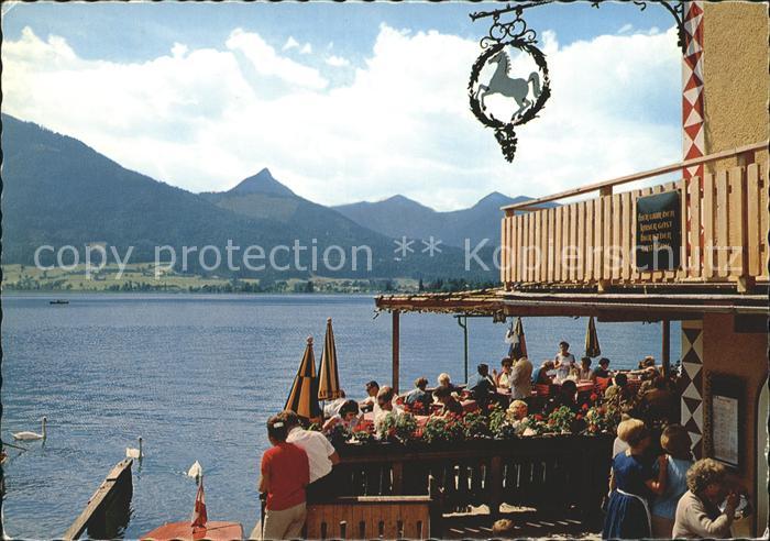 St Wolfgang Wolfgangsee Terrasse Weisses Roessl Hotel %re