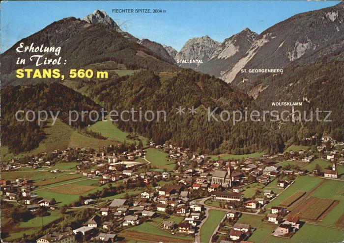Stans Tirol Fliegeraufnahme