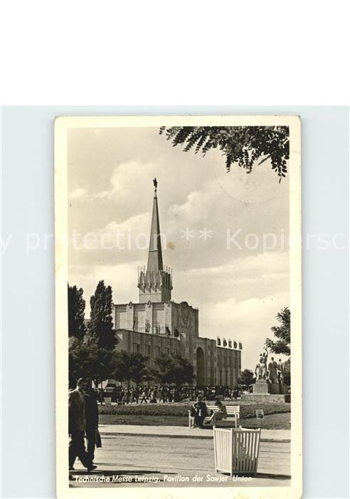 LEIPZIG Sachsen Technische Messe Pavillon Sowjet Union