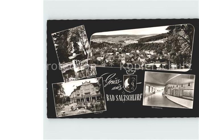 Bad Salzschlirf Kurpark Badehof Brunnen