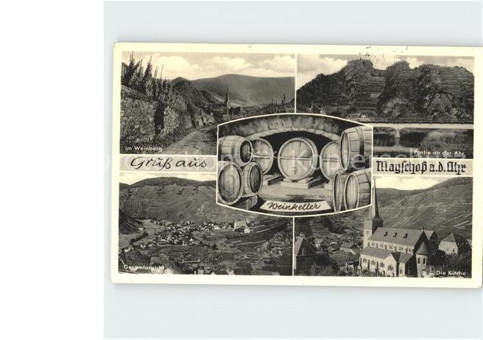 Mayschoss Weinberg Ahr Kirche Weinkeller