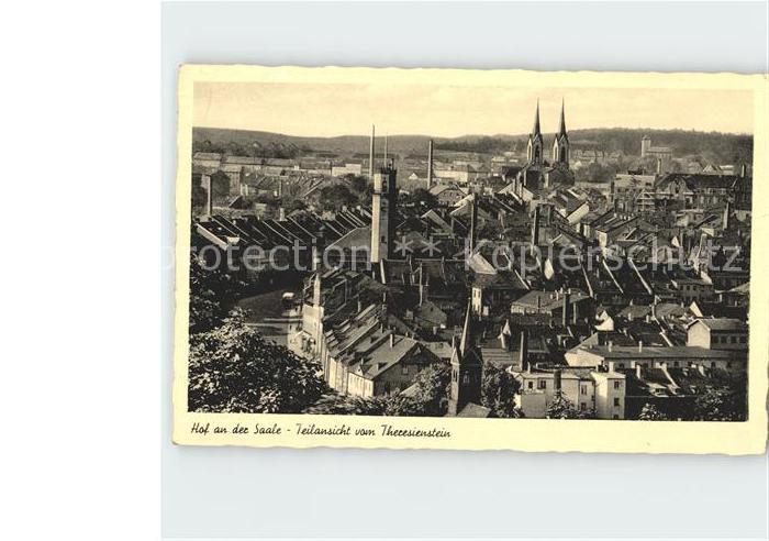 Hof Saale Teilansicht von Theresienstein