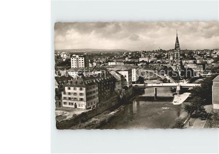 Pforzheim Teilansicht Bruecke