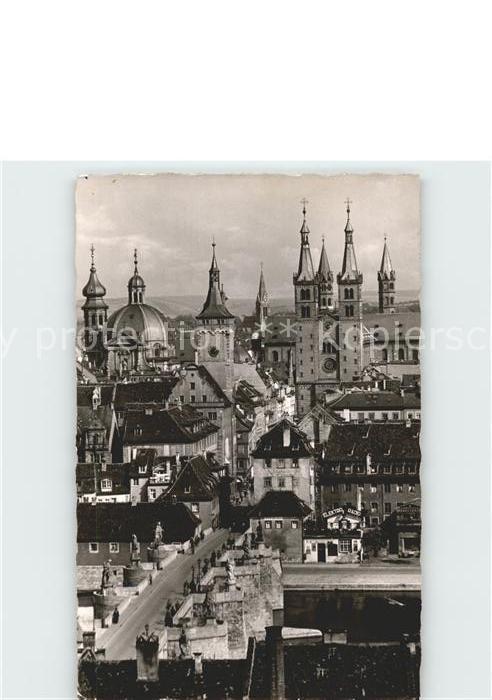 WueRZBURG Bayern Alte Mainbruecke