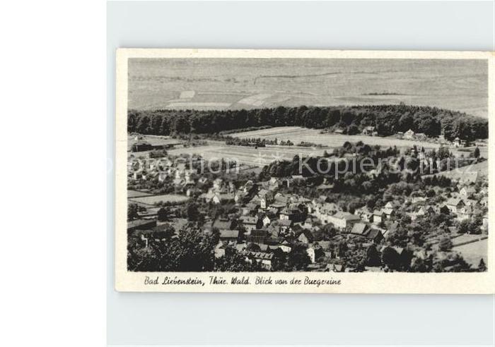 Bad Liebenstein Blick von Burgruine