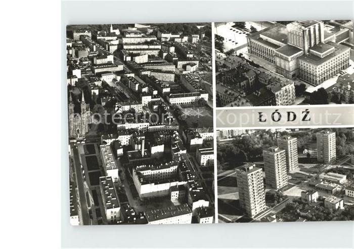 Litzmannstadt Lodz Fliegeraufnahmen Teatr Wielki Nowe Rokicie
