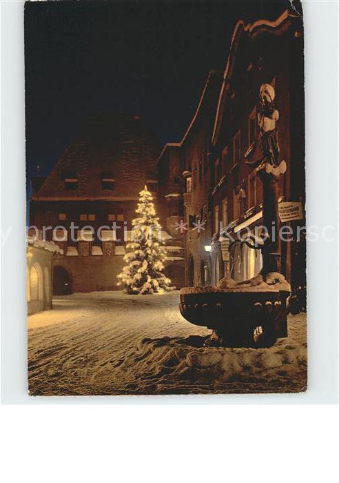 Hall Tirol Obere Stadtplatz Rathaus Weihnachtsbaum