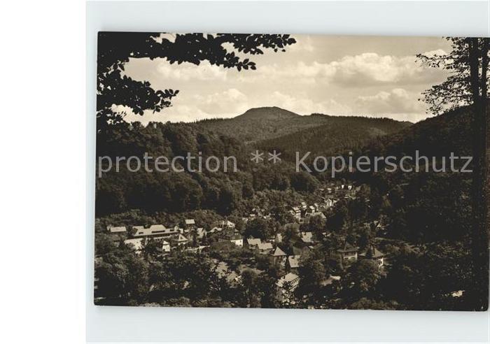 Thal Ruhla Blick vom Alten Keller