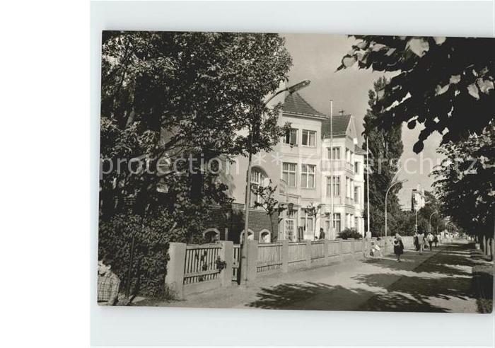 Bansin Ostseebad FDGB Erholungsheim Aufbau