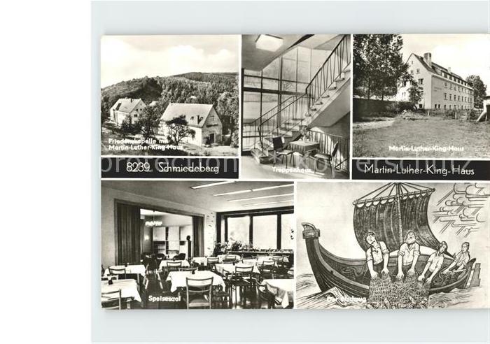 Schmiedeberg Dippoldiswalde Martin Luther King Haus Speisesaal Treppenhaus