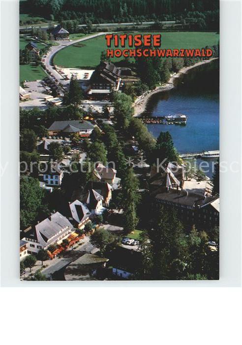 TITISEE Schwarzwald BW Fliegeraufnahme