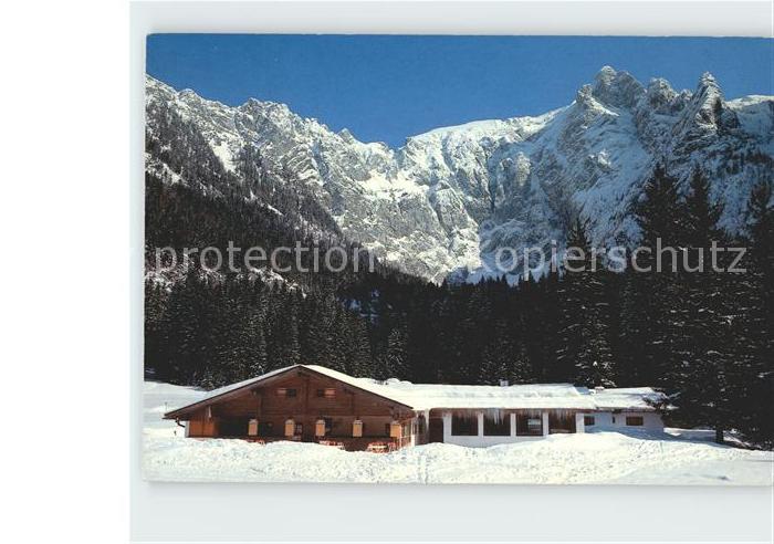 BERCHTESGADEN Bayern Berggasthof Cafe Scharitzkehlalm