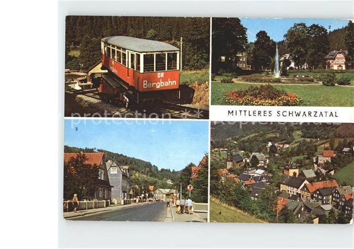 Schwarzatal Obstfelderschmiede Bergbahn Meuselbach Schwarzmuehle Sitzendorf