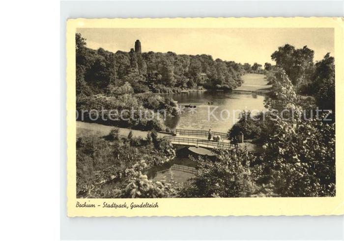 BOCHUM  CITY Stadtpark Gondelteich