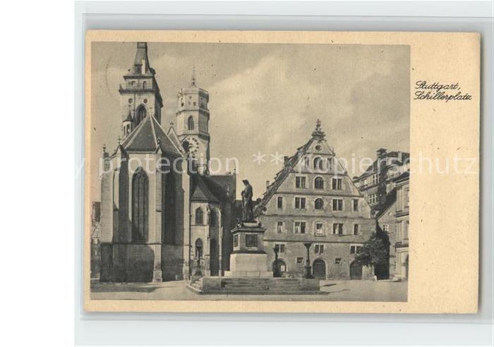 STUTTGART  CITY Schillerplatz