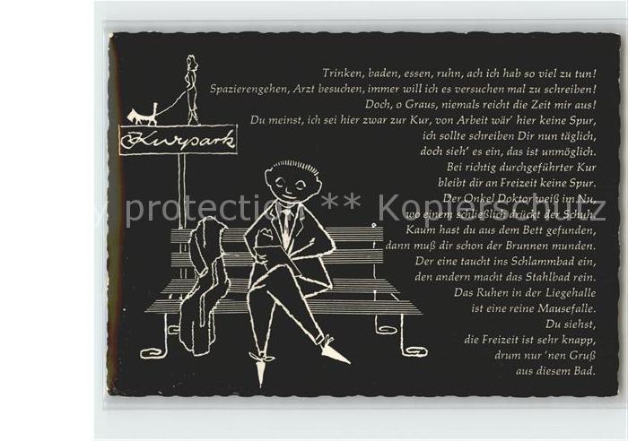 Schloss Holte-Stukenbrock Kurpark Bank Hund