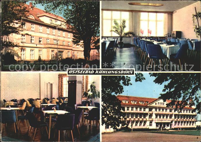 Kuehlungsborn Ostseebad FDGB Erholungsheim Albert Kayser