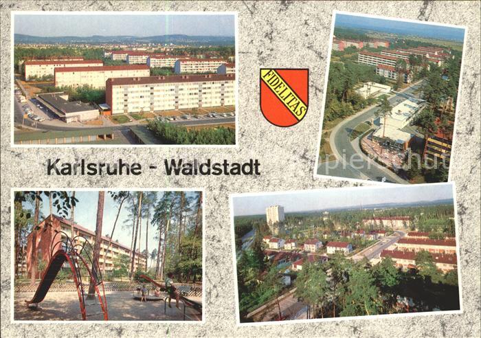 Karlsruhe Waldstadt Spielplatz Fliegeraufnahme
