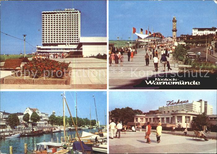 Warnemuende Ostseebad Leuchtturm Kurhaus Alter Strom