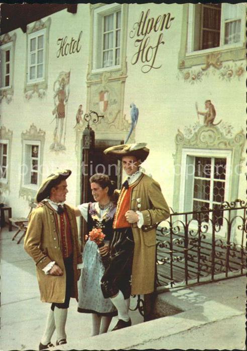 Tannheimertal Trachtengruppe Hotel Alpenhof