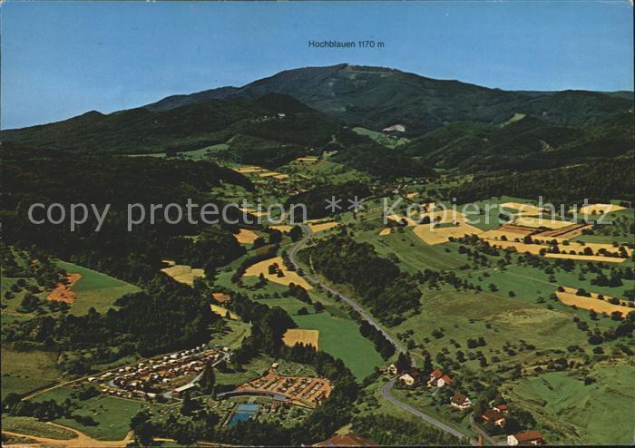 Kandern Hochblauen Fliegeraufnahme