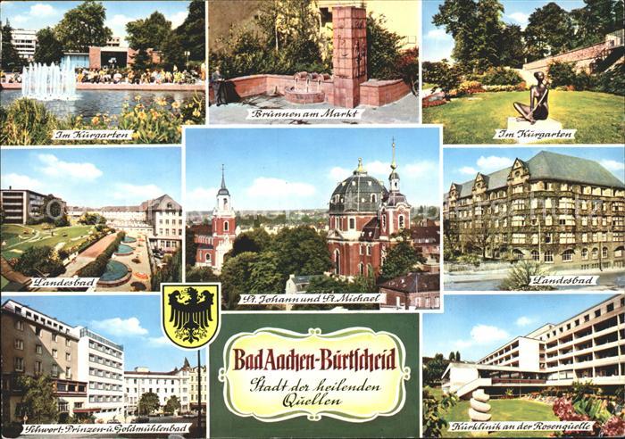 Burtscheid Aachen Kurgarten Kurklinik Landesbad