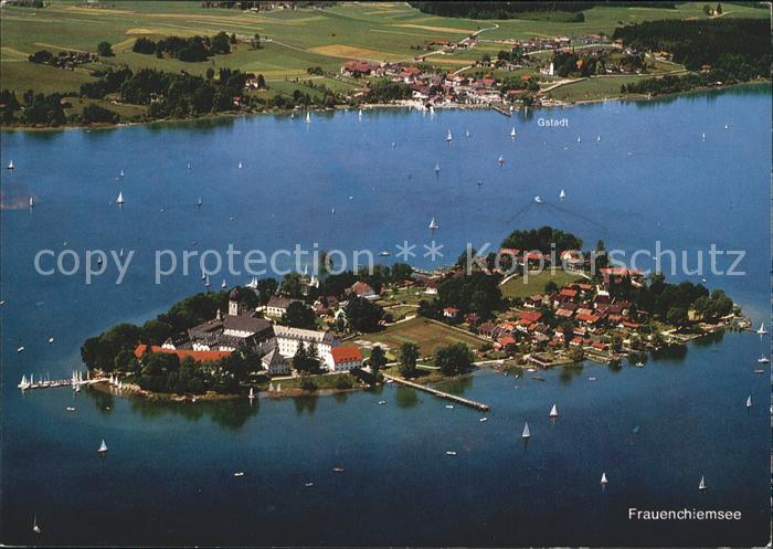 Frauenchiemsee Fliegeraufnahme Fraueninsel