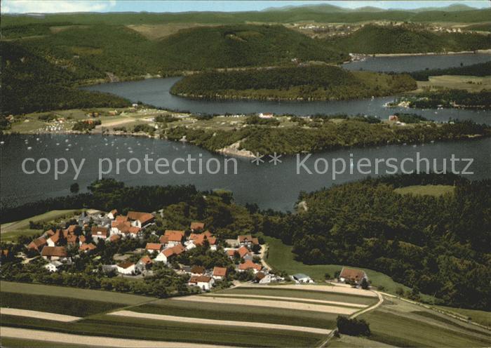 Bringhausen Edersee Fliegeraufnahme
